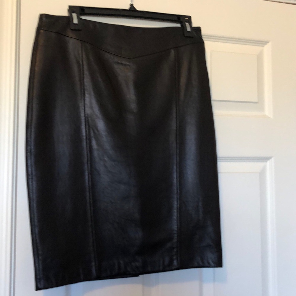 Leather skirt